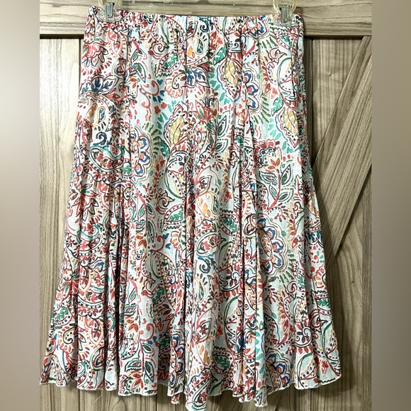 Floral Print Skirt By Zac & Rachel Sz PM - Picture 1 of 8